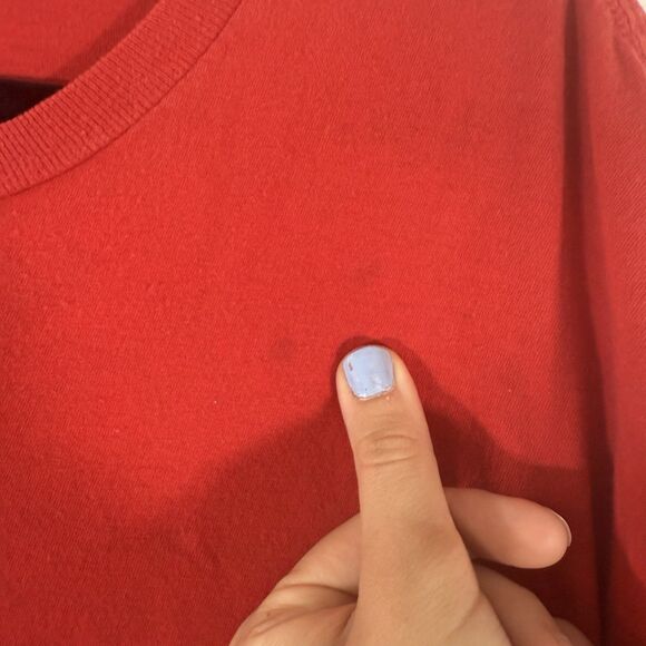 Chicago Blackhawks Shaw NHL Shirt Men's 2XL Red Short Sleeve Crew Neck Reebok - Picture 4 of 7